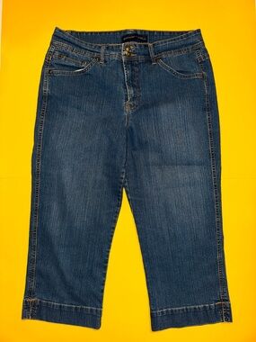 Bandolinoblu Women's Blue Cropped Jeans - Ankle Length Sz 12